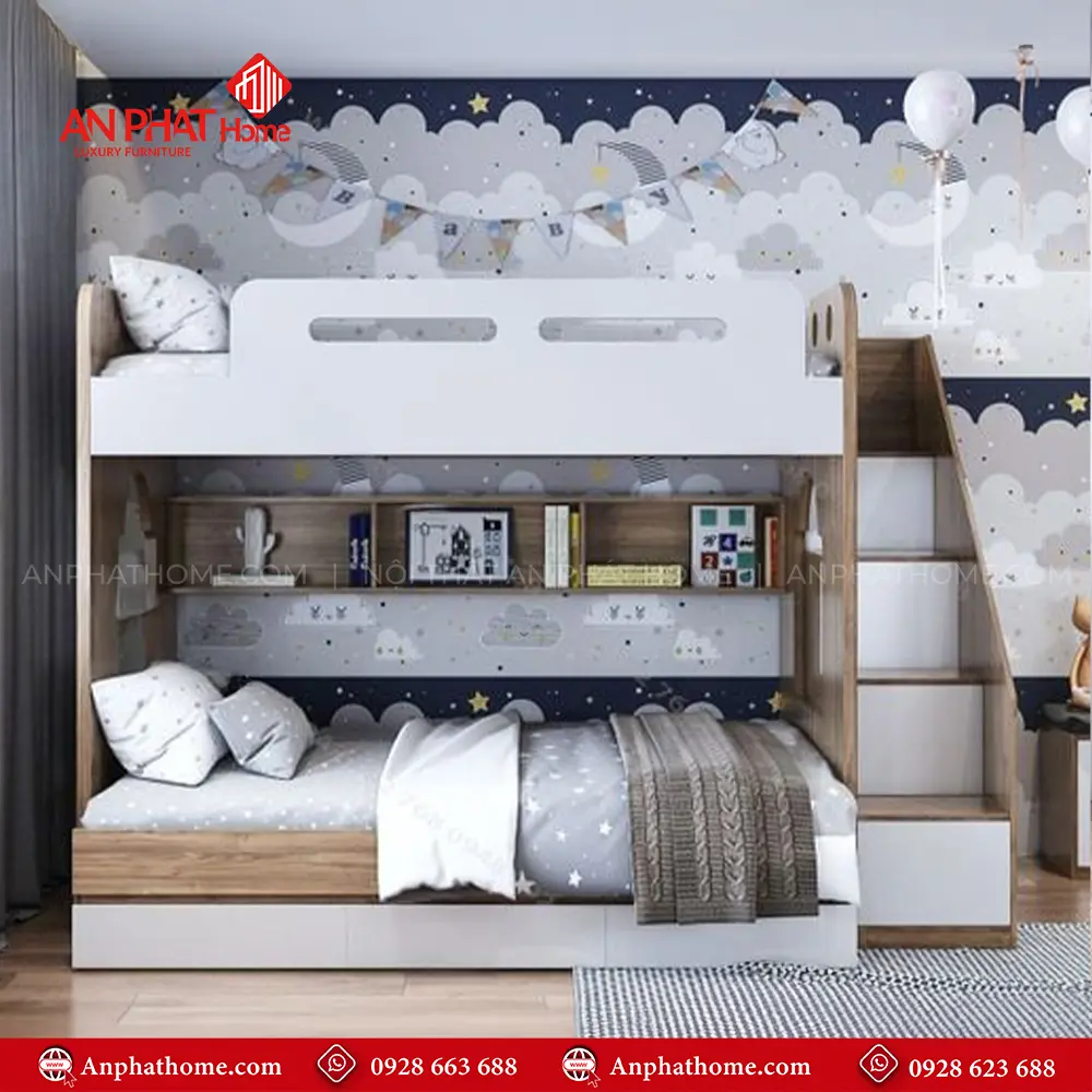 Giường Tầng Đẹp Cho Bé GN-340 18 Giường Tầng Đẹp Cho Bé GN-340