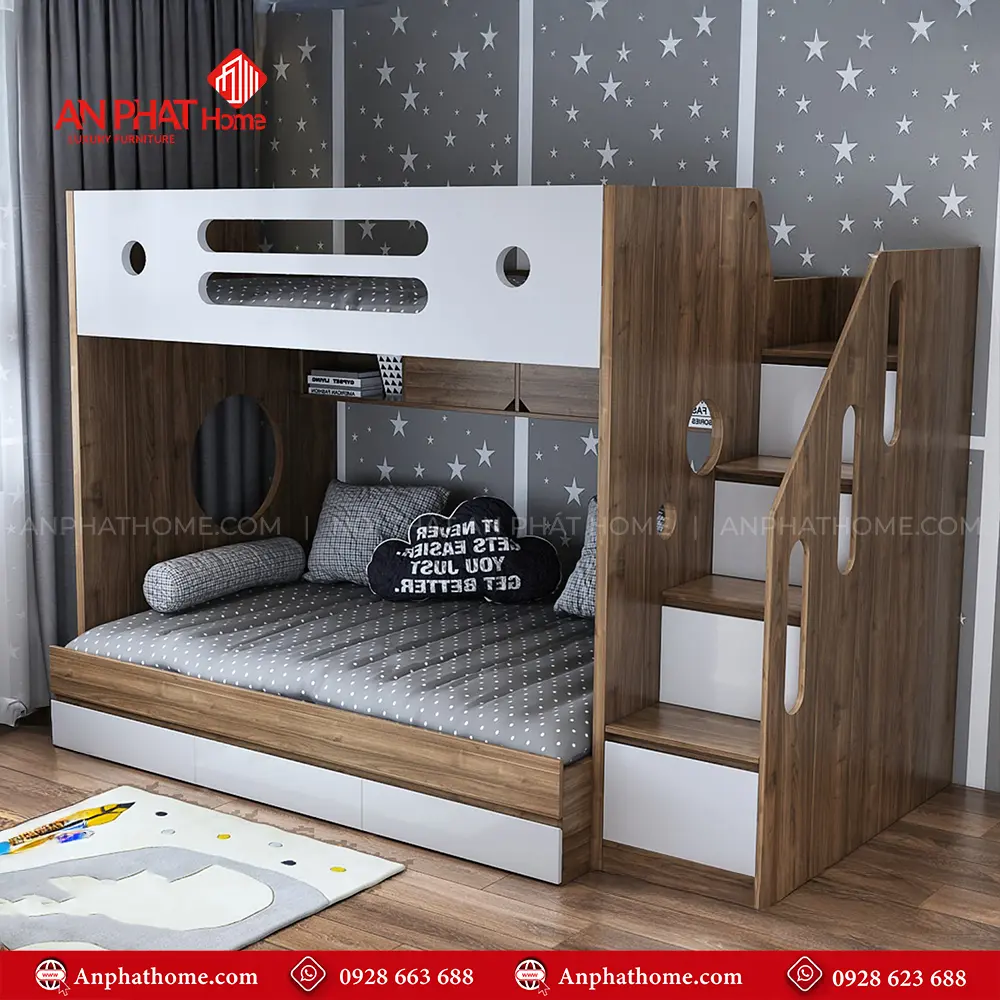 Giường Tầng Hiện Đại Cao Cấp GN-316 5 Giường Tầng Hiện Đại Cao Cấp GN-316