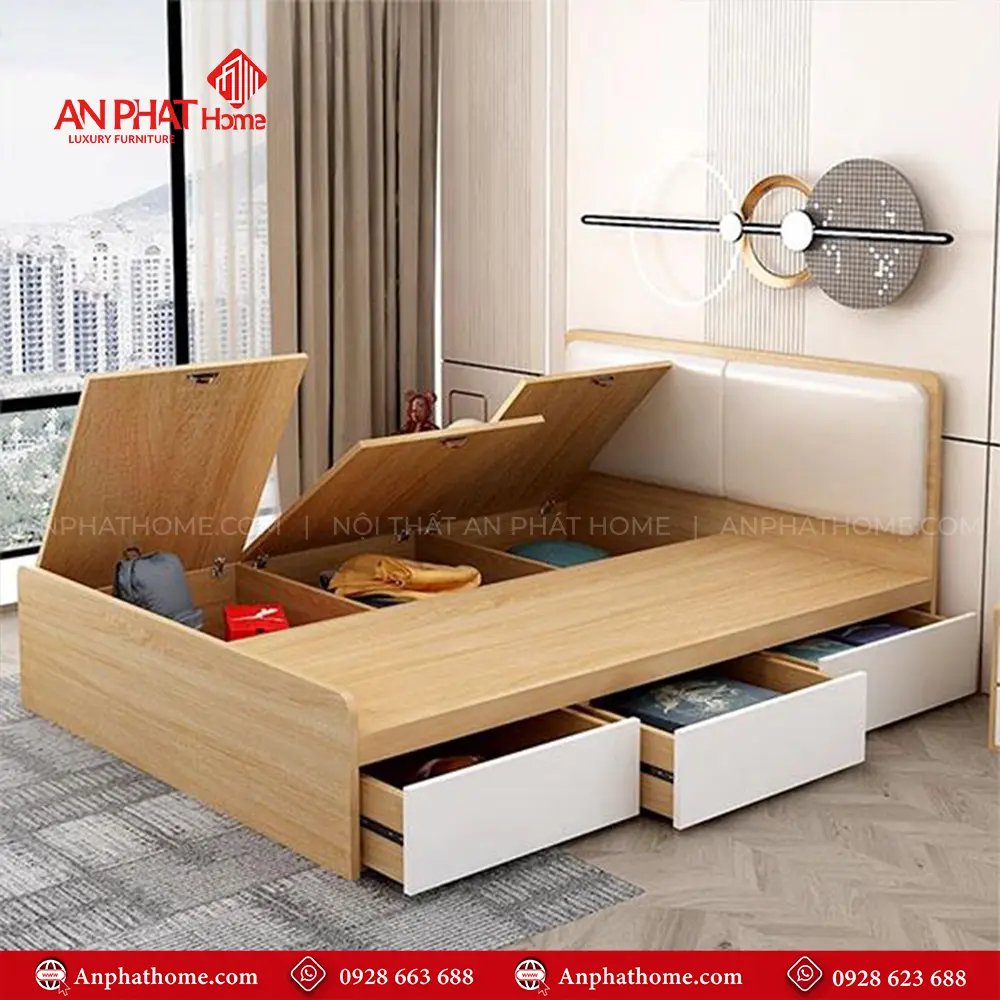 Giường Thông Minh Có Ngăn Kéo GN-204 15 Giường Thông Minh Có Ngăn Kéo GN-204