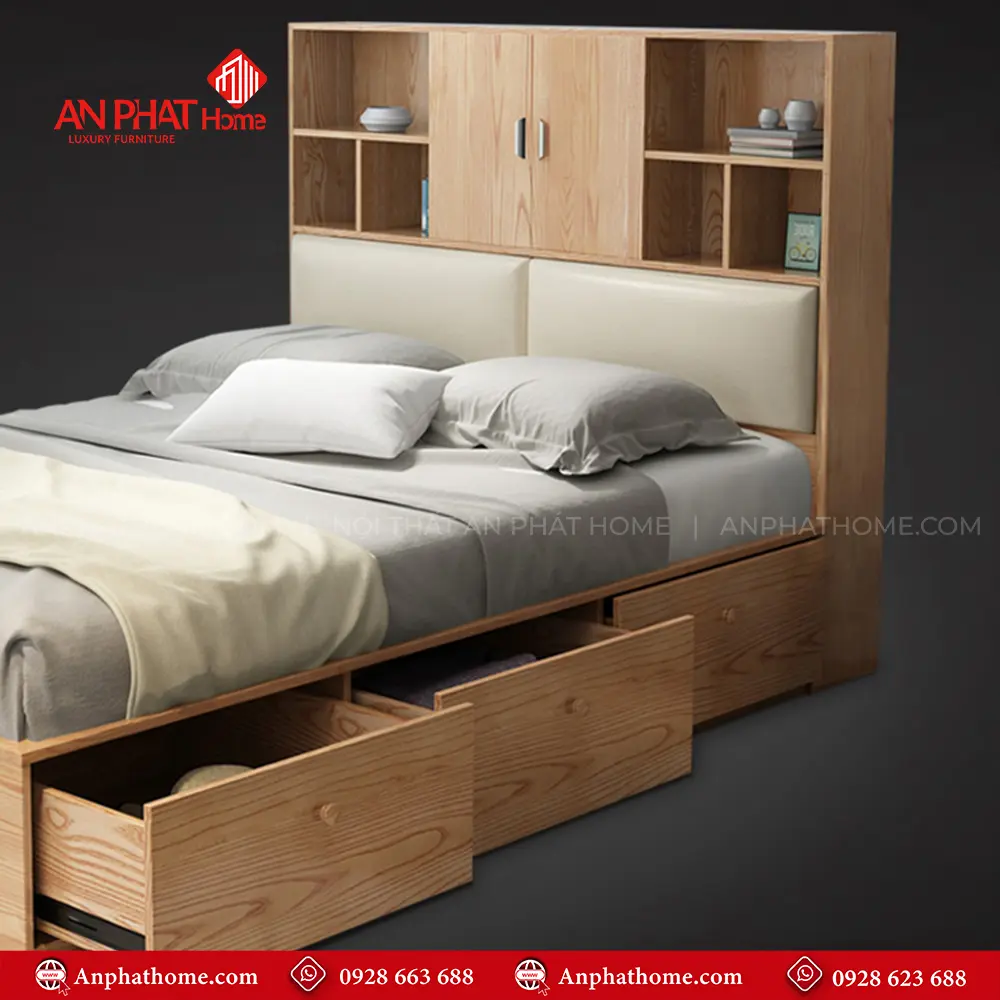 Giường Thông Minh Gỗ MDF GN-223 20 Giường Thông Minh Gỗ MDF GN-223