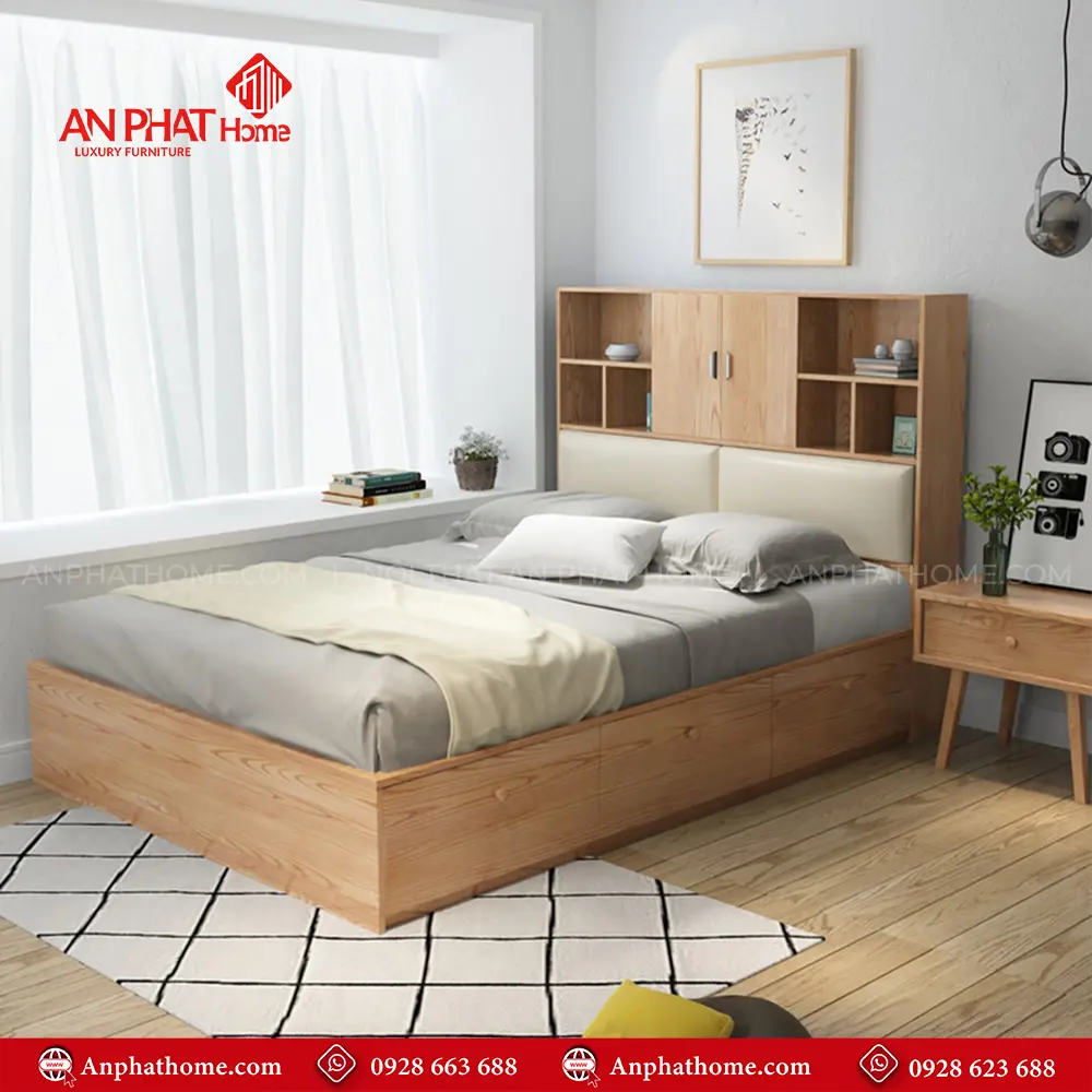 Giường Thông Minh Gỗ MDF GN-223 15 Giường Thông Minh Gỗ MDF GN-223