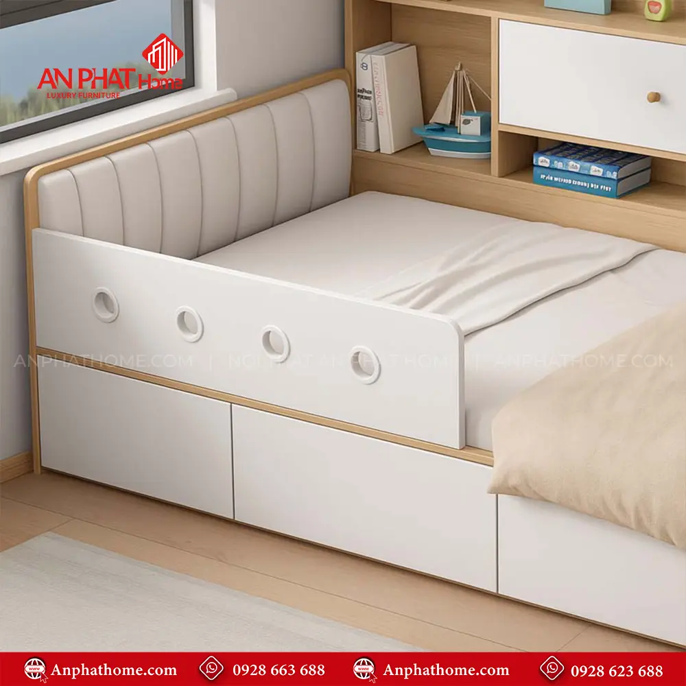 Giường Thông Minh Kết Hợp Bàn Học Và Ngăn Kéo GN-212 17 Giường Thông Minh Kết Hợp Bàn Học Và Ngăn Kéo GN-212