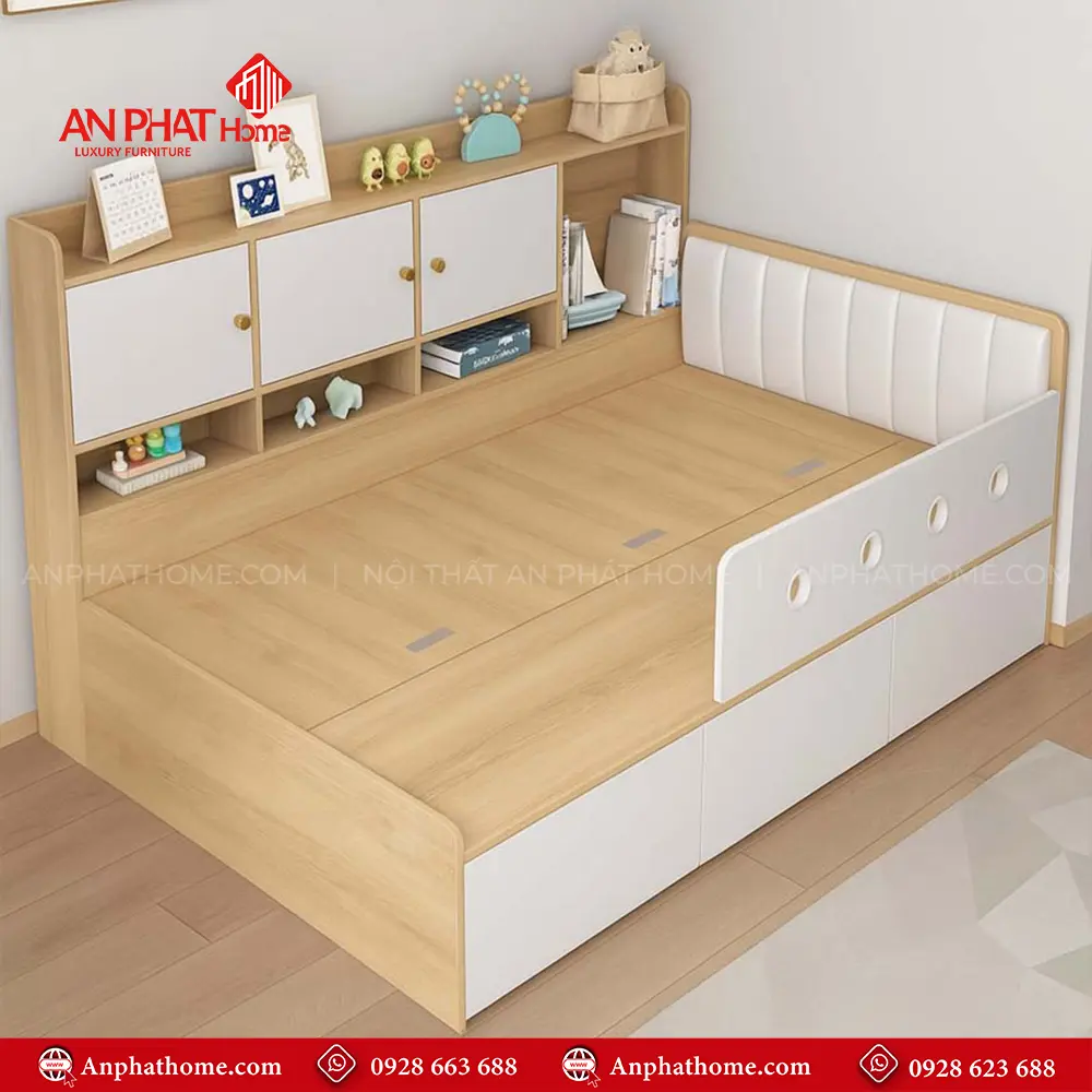 Giường Thông Minh Kết Hợp Bàn Học Và Ngăn Kéo GN-212 14 Giường Thông Minh Kết Hợp Bàn Học Và Ngăn Kéo GN-212