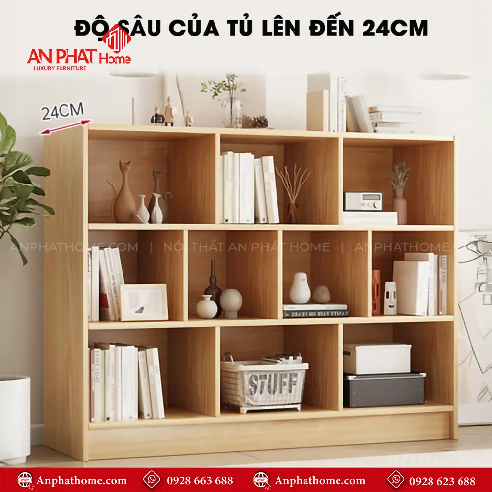 Kệ Sách Đứng Thiết Kế Đa Năng T-5450 10 Kệ Sách Đứng Thiết Kế Đa Năng T-5450