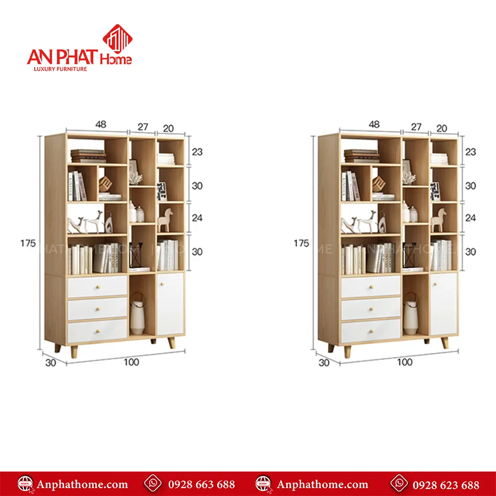 Kệ Sách Hiện Đại T-5447 15 Kệ Sách Hiện Đại T-5447