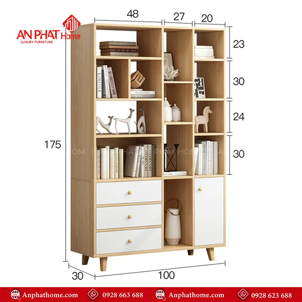 Kệ Sách Hiện Đại T-5447 14 Kệ Sách Hiện Đại T-5447