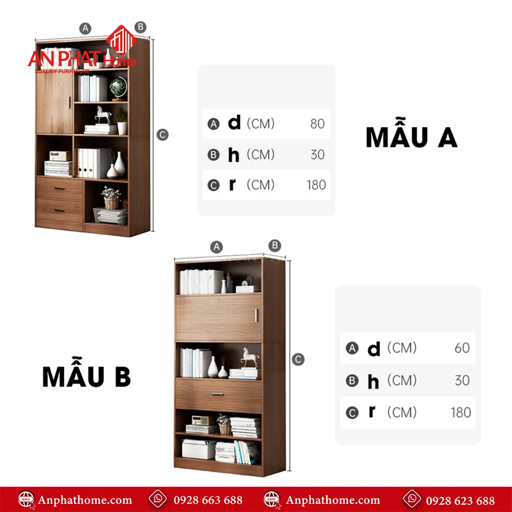 Kệ Sách Trang Trí Gia Đình T-5459 9 Kệ Sách Trang Trí Gia Đình T-5459