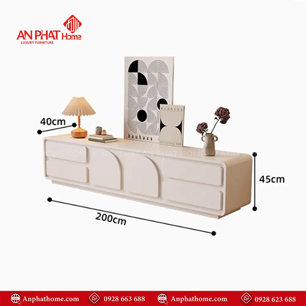 Kệ Tivi Bo Góc Cao Cấp Hiện Đại T-5385