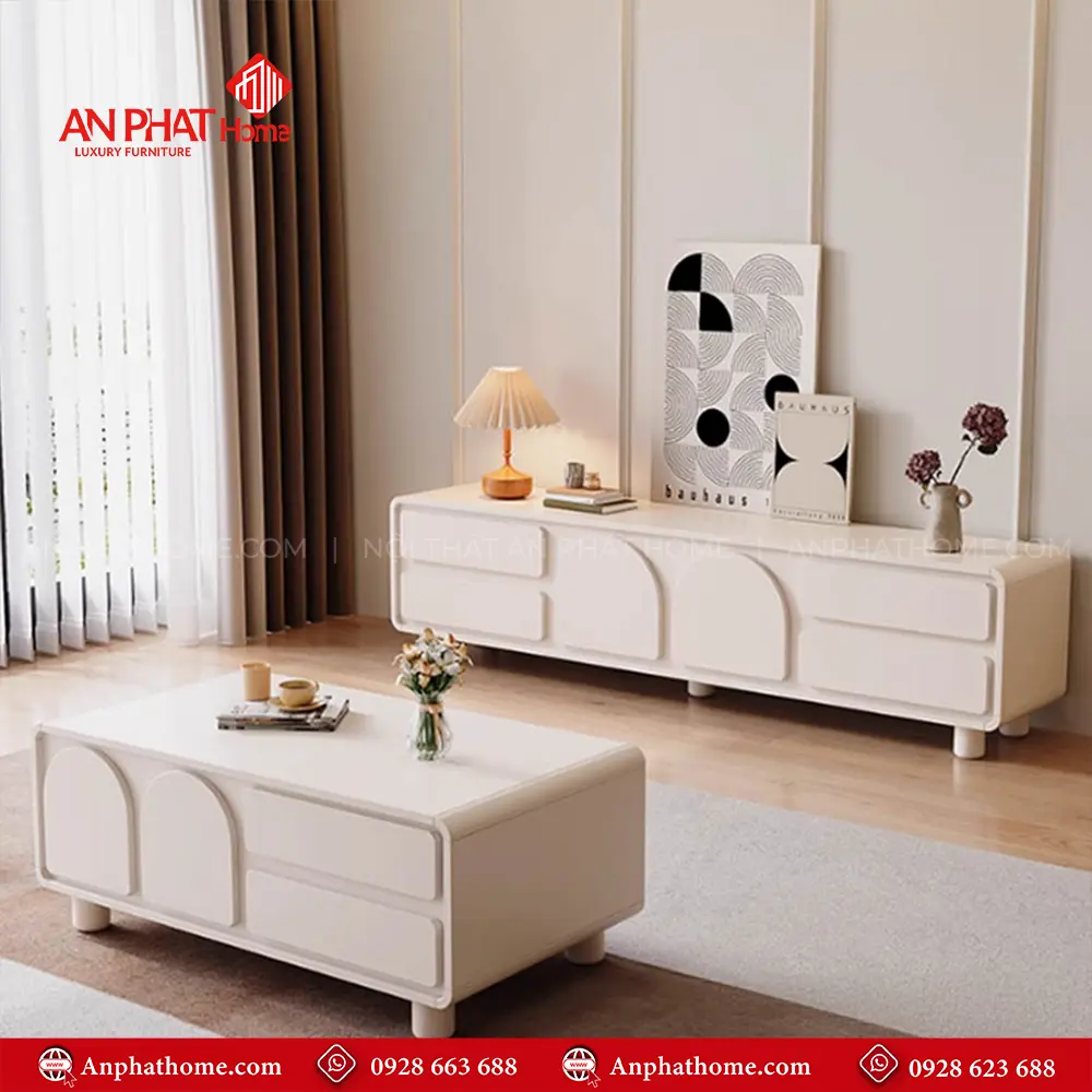 Kệ Tivi Bo Góc Cao Cấp Hiện Đại T-5385