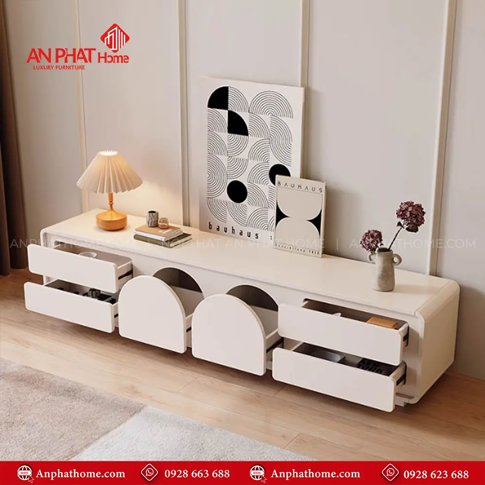 Kệ Tivi Bo Góc Cao Cấp Hiện Đại T-5385