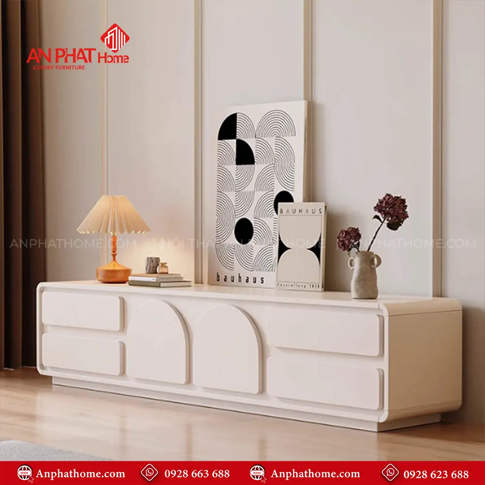 Kệ Tivi Bo Góc Cao Cấp Hiện Đại T-5385