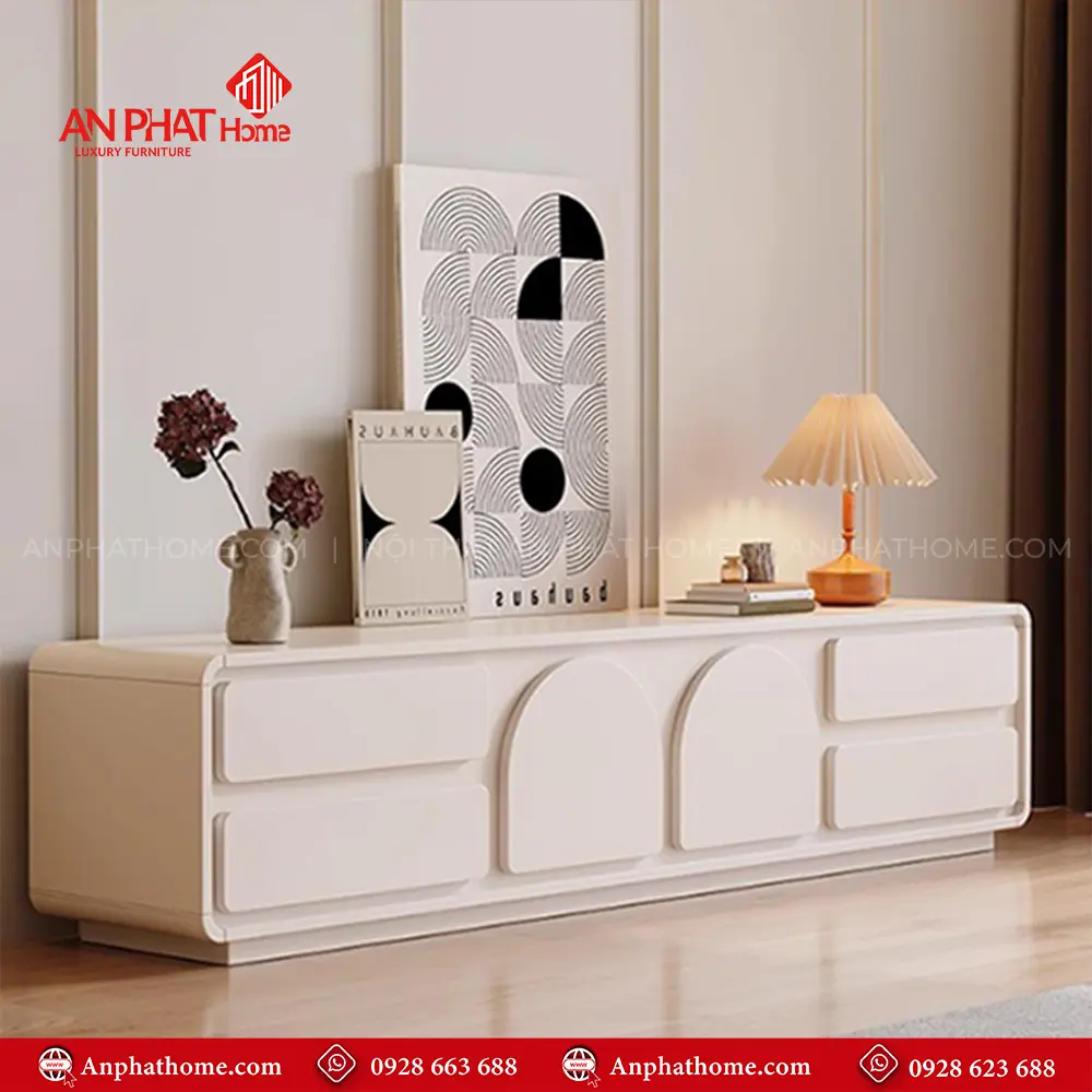 Kệ Tivi Bo Góc Cao Cấp Hiện Đại T-5385