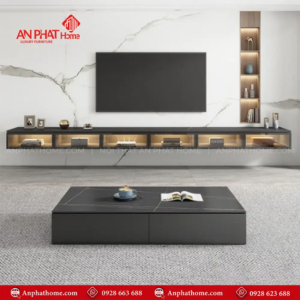 Kệ Tivi Cánh Kính Sang Trọng T-5414 10 Kệ Tivi Cánh Kính Sang Trọng T-5414