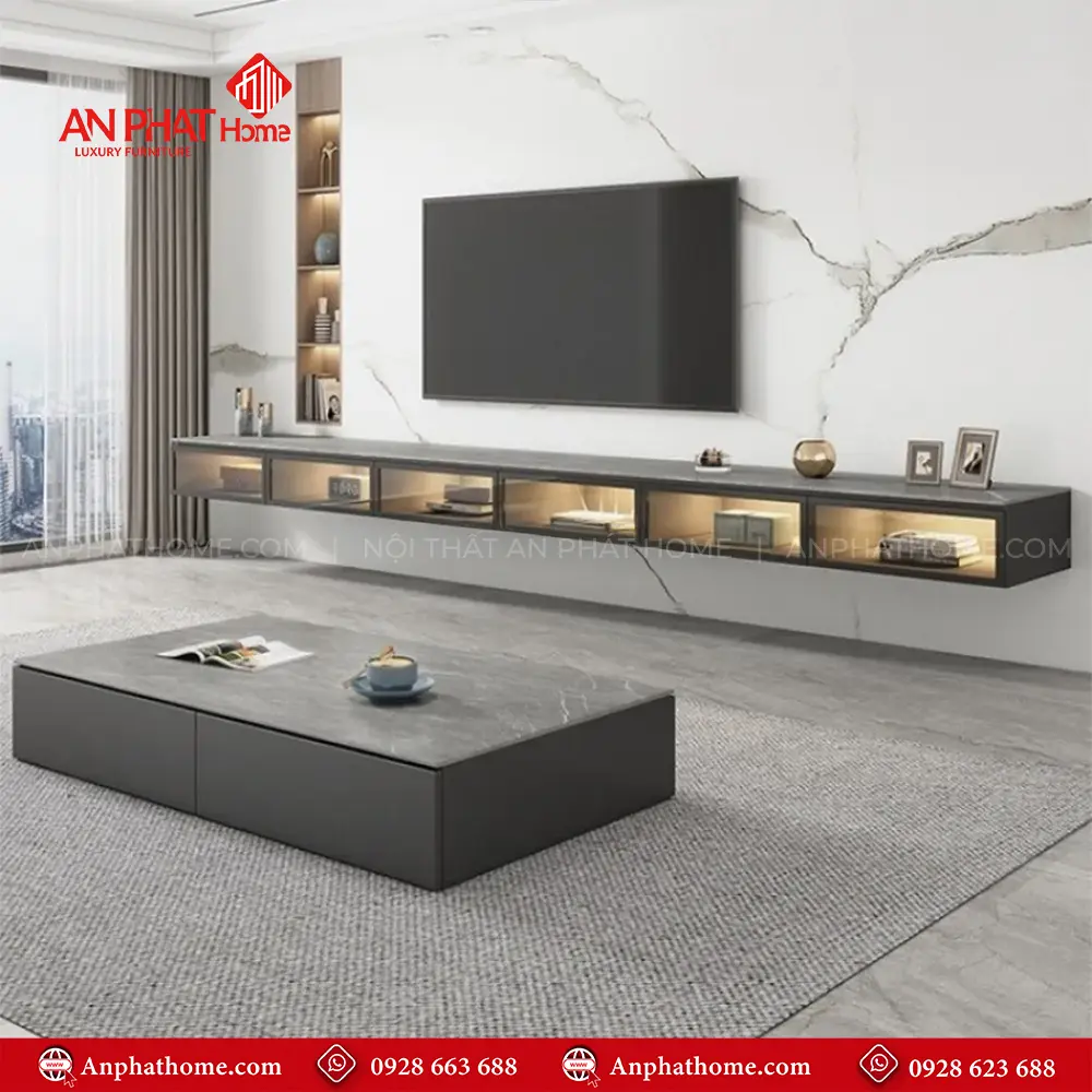 Kệ Tivi Cánh Kính Sang Trọng T-5414 9 Kệ Tivi Cánh Kính Sang Trọng T-5414