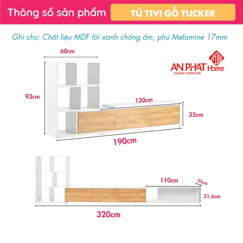 Kệ Tivi Đa Năng T-5386