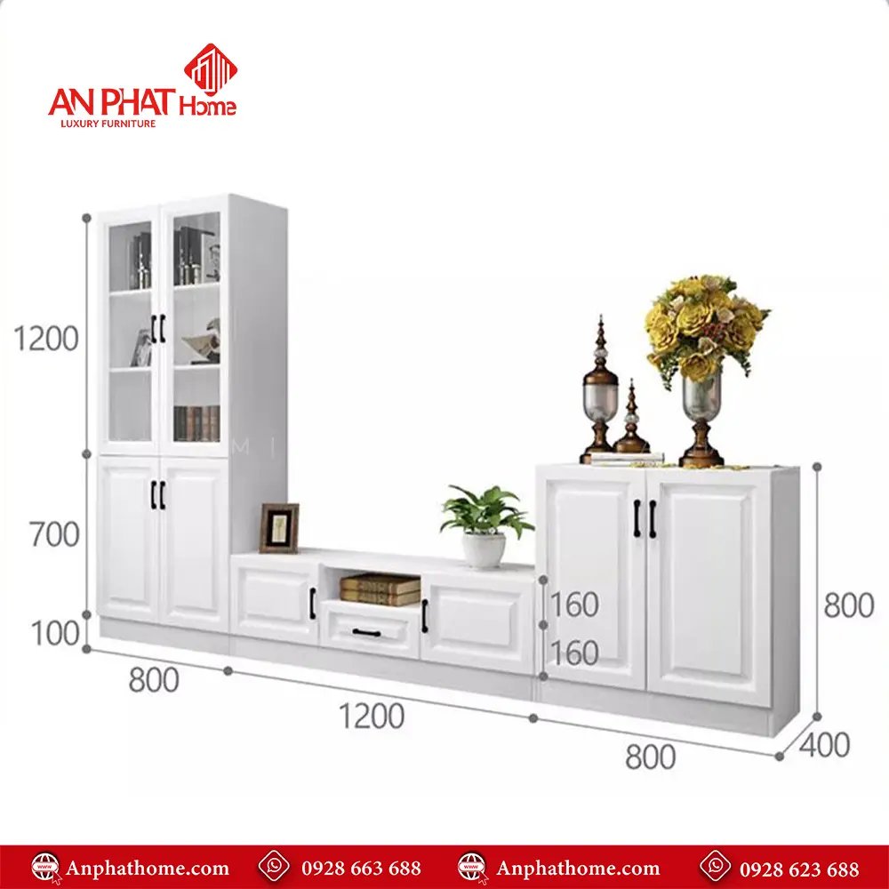 Kệ Tivi Đa Năng Thiết Kế Hiện Đại T-5366 9 Kệ Tivi Đa Năng Thiết Kế Hiện Đại T-5366