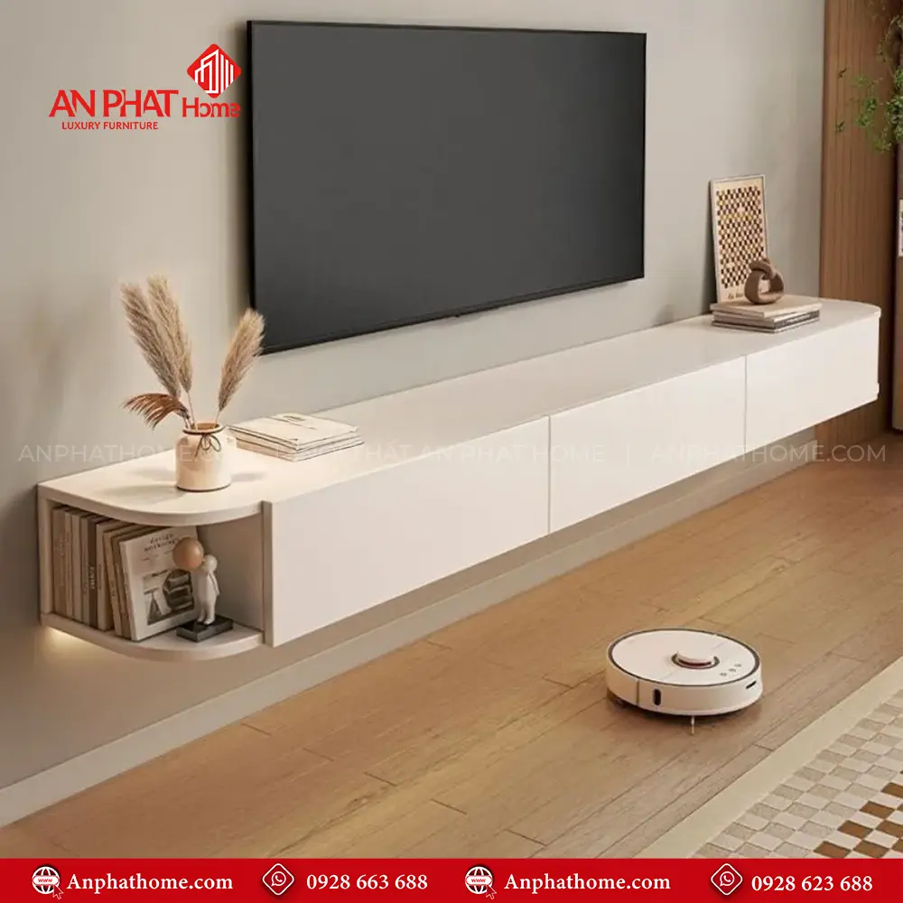 Kệ Tivi Gắn Tường Gỗ Thông Minh T-5415 6 Kệ Tivi Gắn Tường Gỗ Thông Minh T-5415
