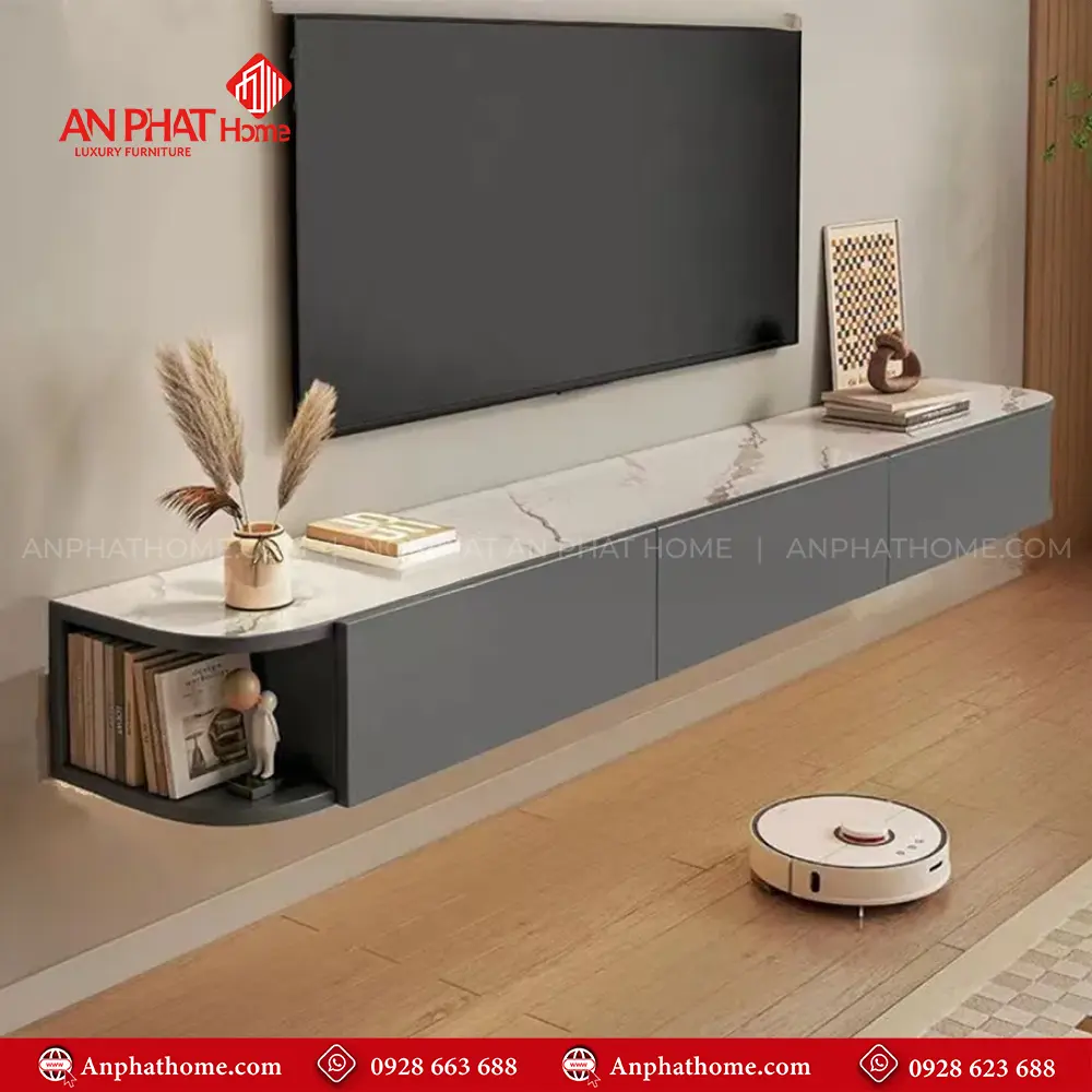 Kệ Tivi Gắn Tường Gỗ Thông Minh T-5415 5 Kệ Tivi Gắn Tường Gỗ Thông Minh T-5415