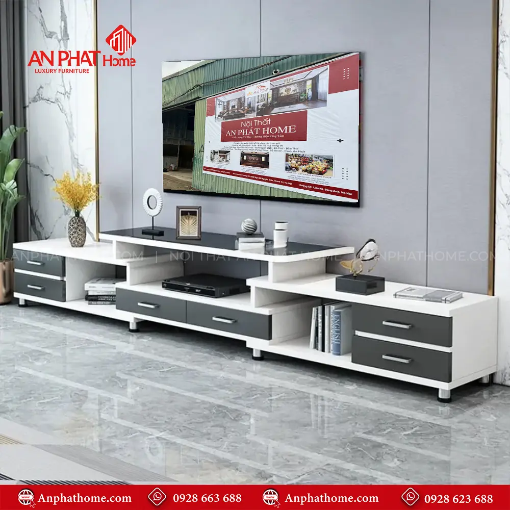 Kệ Tivi Gỗ MDF Thiết Kế Hiện Đại T-5407 11 Kệ Tivi Gỗ MDF Thiết Kế Hiện Đại T-5407