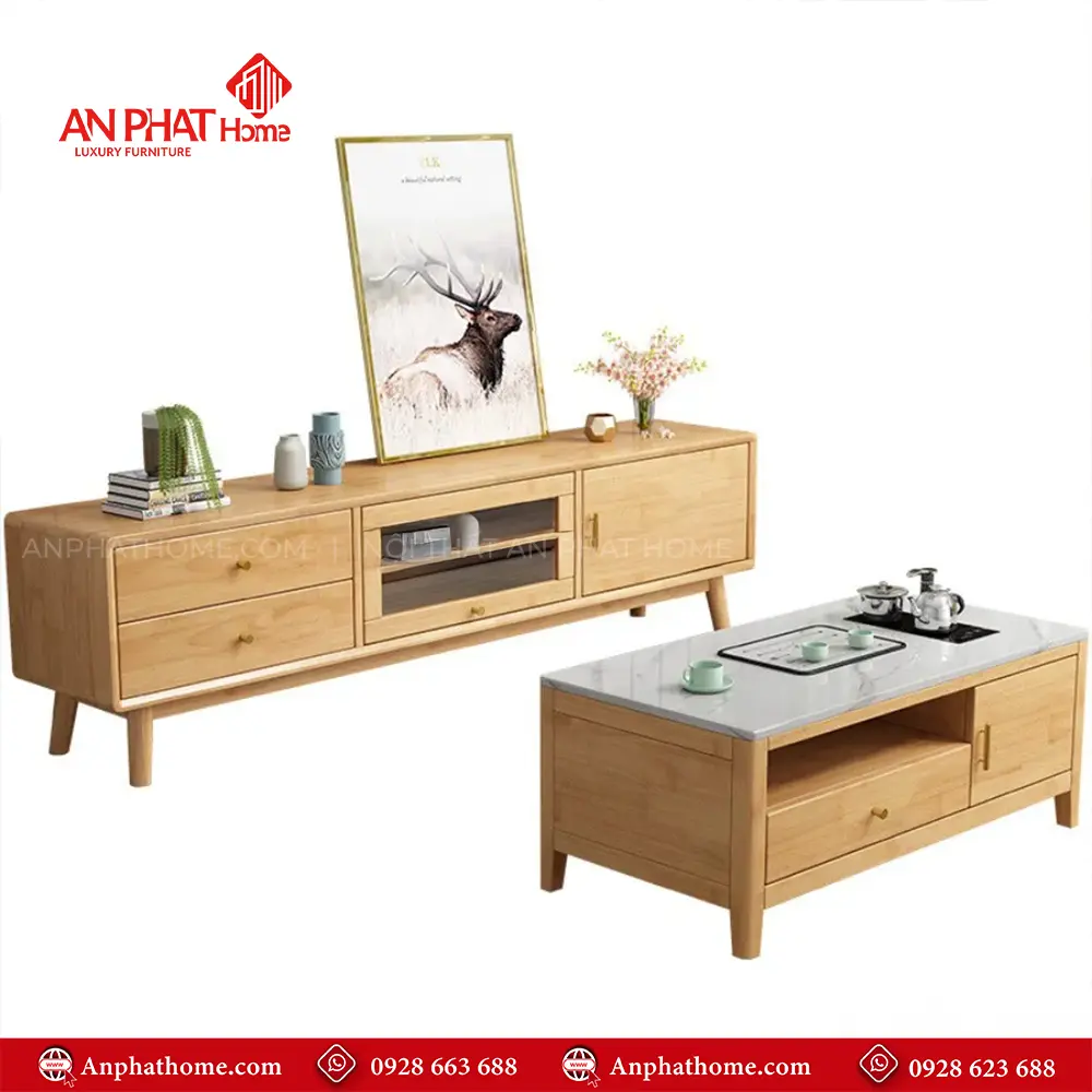 Kệ Tivi Kết Hợp Bàn Trà Hiện Đại T-5404 9 Kệ Tivi Kết Hợp Bàn Trà Hiện Đại T-5404