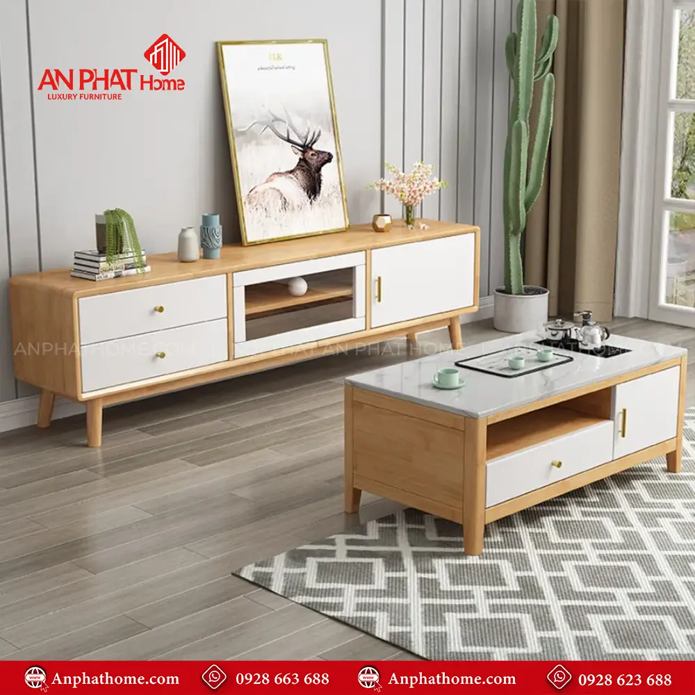 Kệ Tivi Kết Hợp Bàn Trà Hiện Đại T-5404 8 Kệ Tivi Kết Hợp Bàn Trà Hiện Đại T-5404