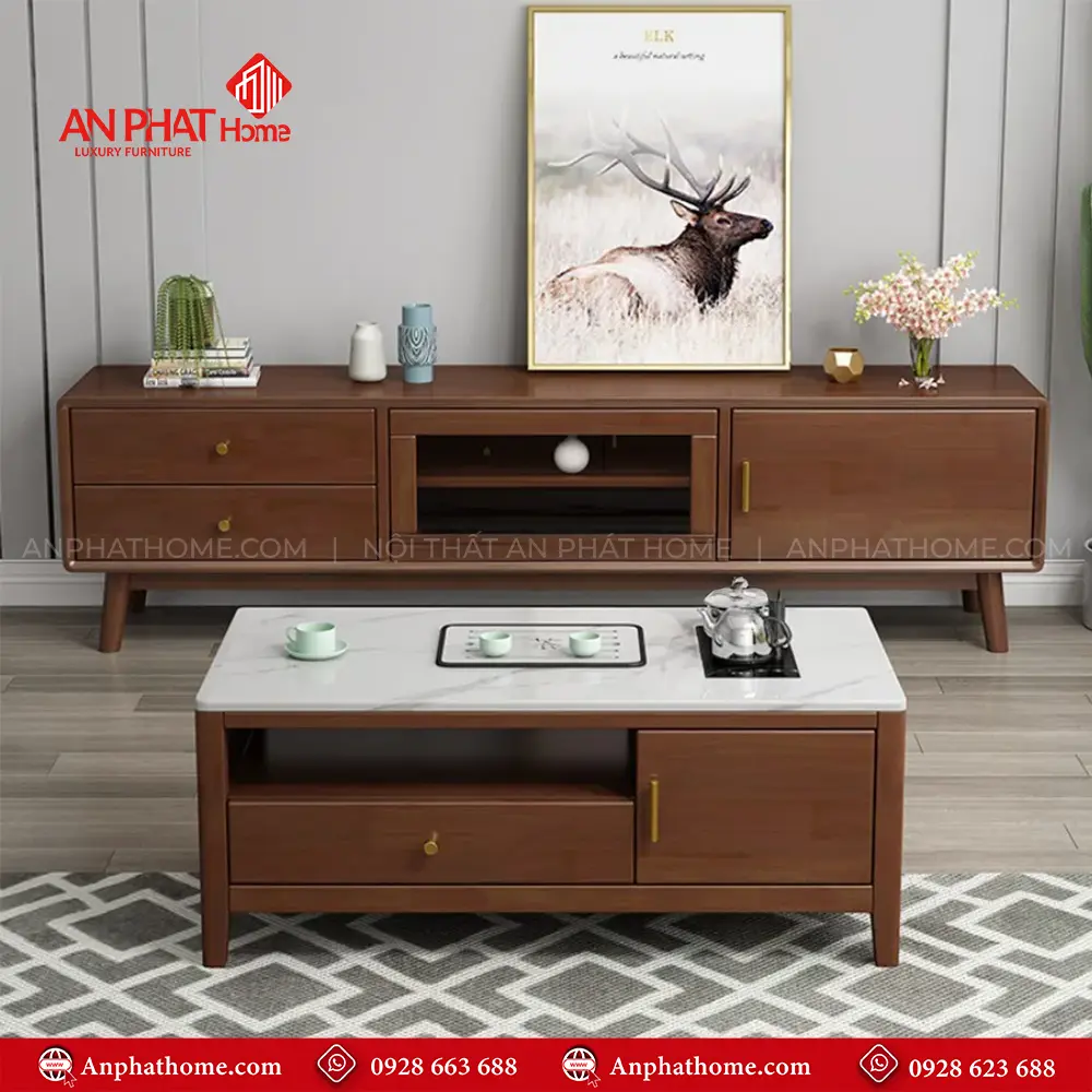 Kệ Tivi Kết Hợp Bàn Trà Hiện Đại T-5404 7 Kệ Tivi Kết Hợp Bàn Trà Hiện Đại T-5404