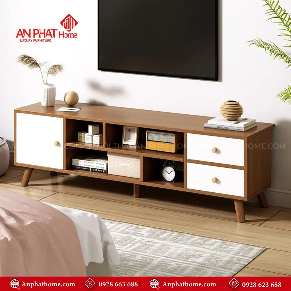 Kệ Tivi Phòng Khách Gỗ Công Nghiệp T-5397 19 Kệ Tivi Phòng Khách Gỗ Công Nghiệp T-5397
