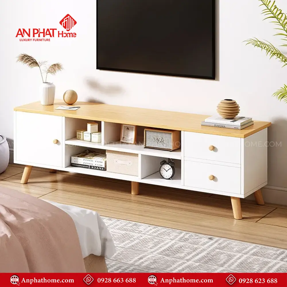 Kệ Tivi Phòng Khách Gỗ Công Nghiệp T-5397 18 Kệ Tivi Phòng Khách Gỗ Công Nghiệp T-5397
