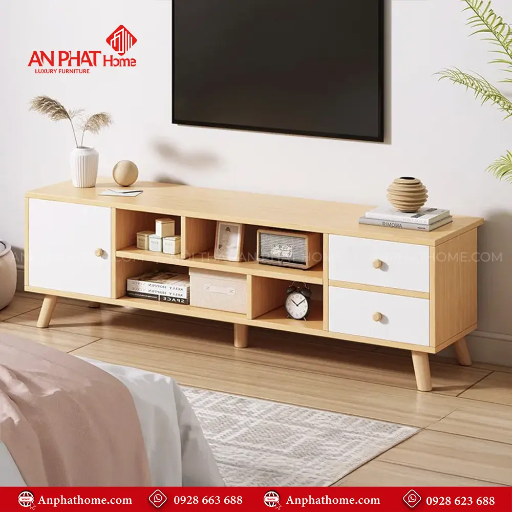 Kệ Tivi Phòng Khách Gỗ Công Nghiệp T-5397 21 Kệ Tivi Phòng Khách Gỗ Công Nghiệp T-5397