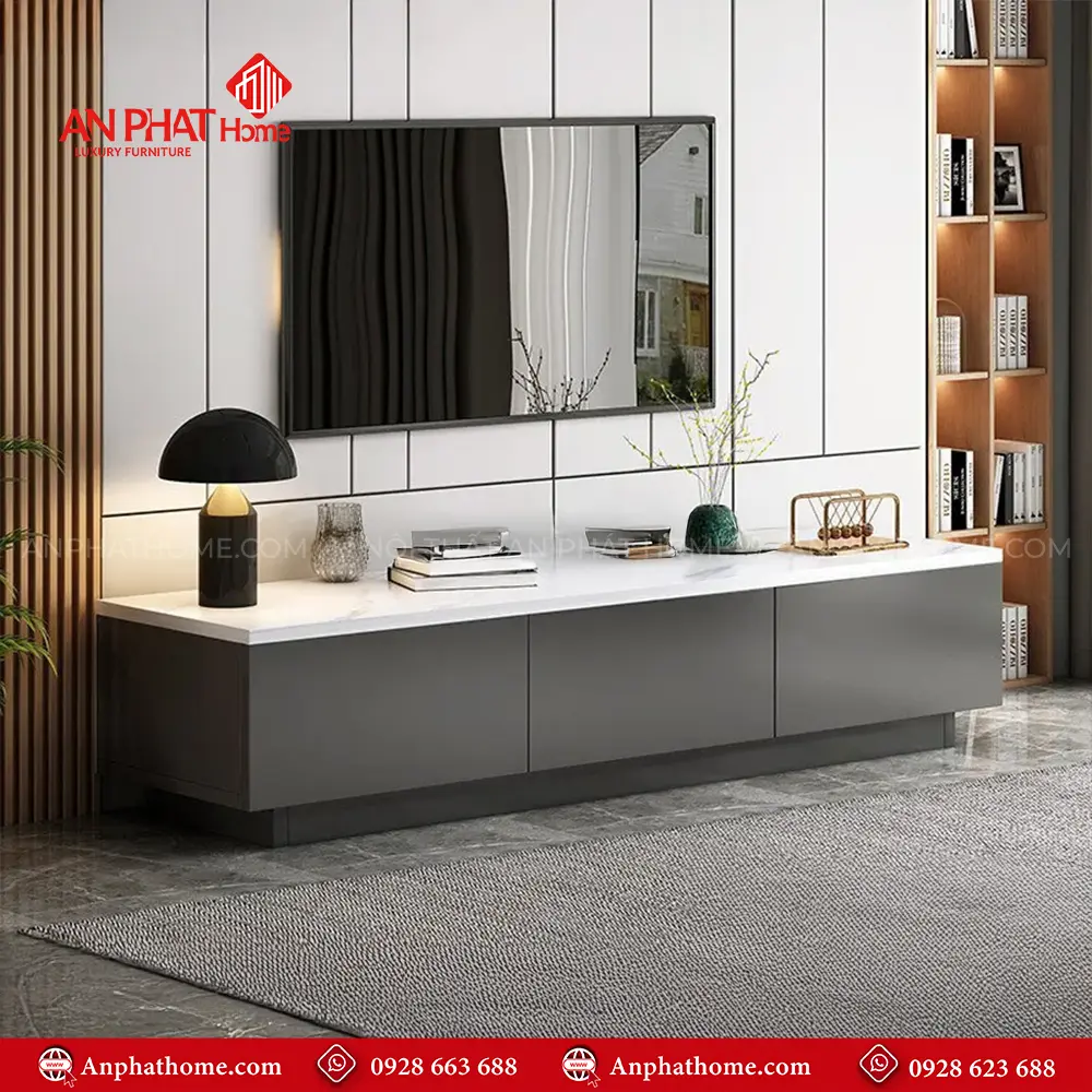 Kệ Tivi Phòng Khách Gỗ MDF Hiện Đại T-5395 17 Kệ Tivi Phòng Khách Gỗ MDF Hiện Đại T-5395