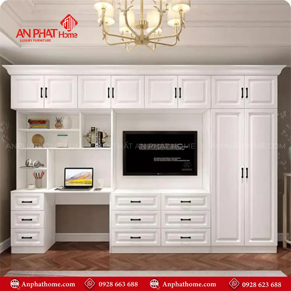 Kệ Tivi Phòng Ngủ Kết Hợp Tủ Áo T-5367 11 Kệ Tivi Phòng Ngủ Kết Hợp Tủ Áo T-5367
