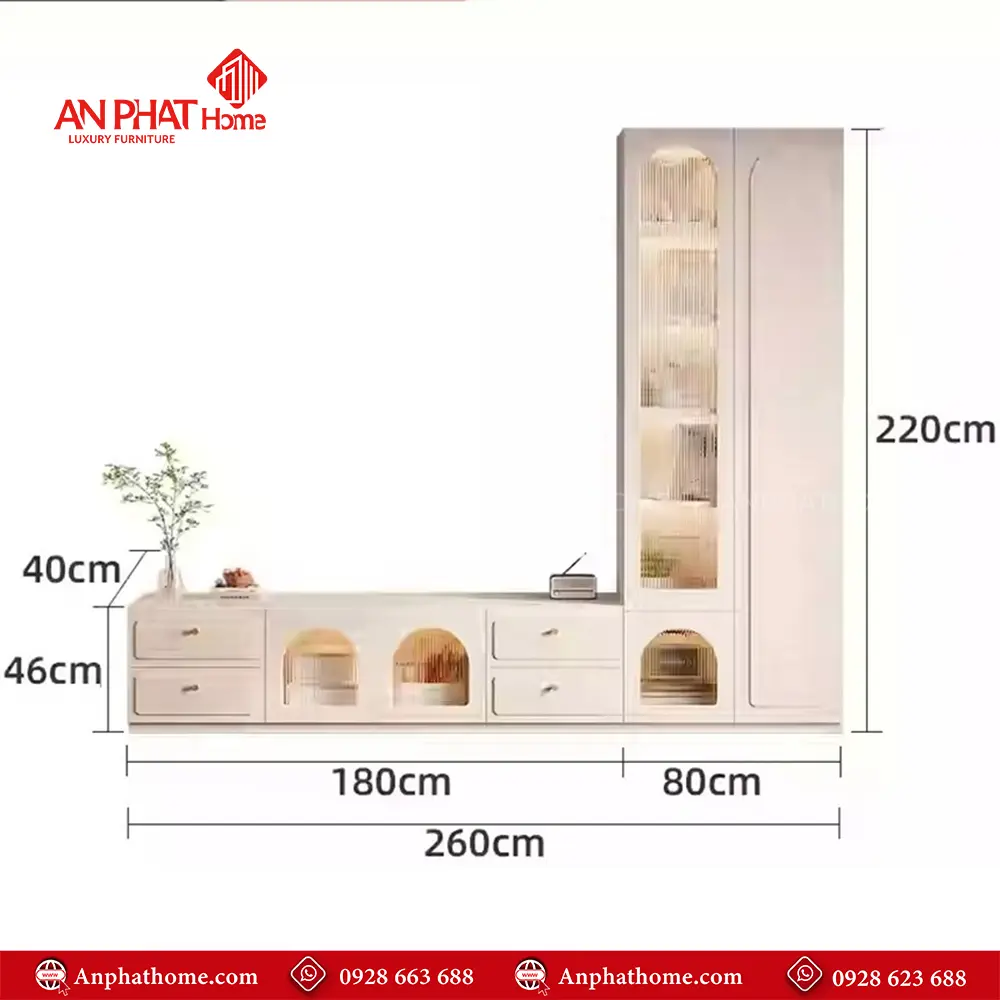 Kệ Tivi Thiết Kế Sang Trọng T-5383 22 Kệ Tivi Thiết Kế Sang Trọng T-5383