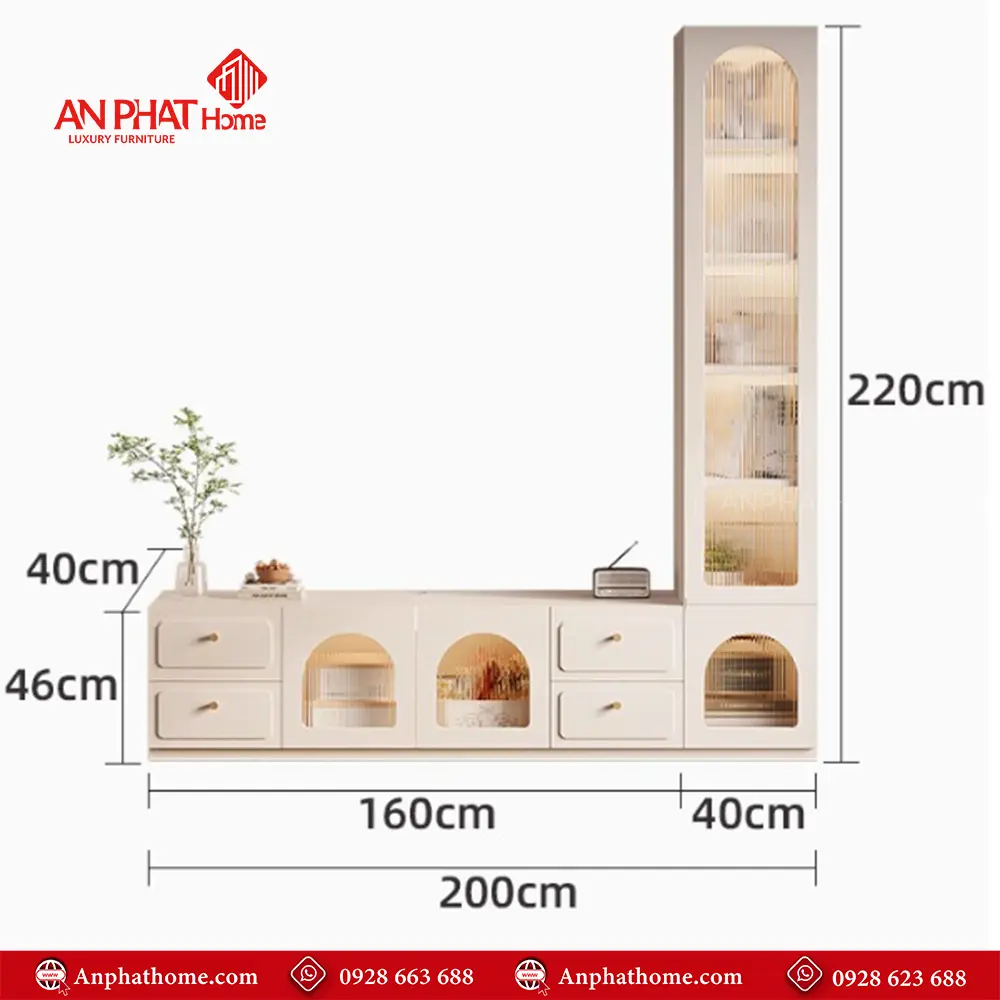 Kệ Tivi Thiết Kế Sang Trọng T-5383 19 Kệ Tivi Thiết Kế Sang Trọng T-5383