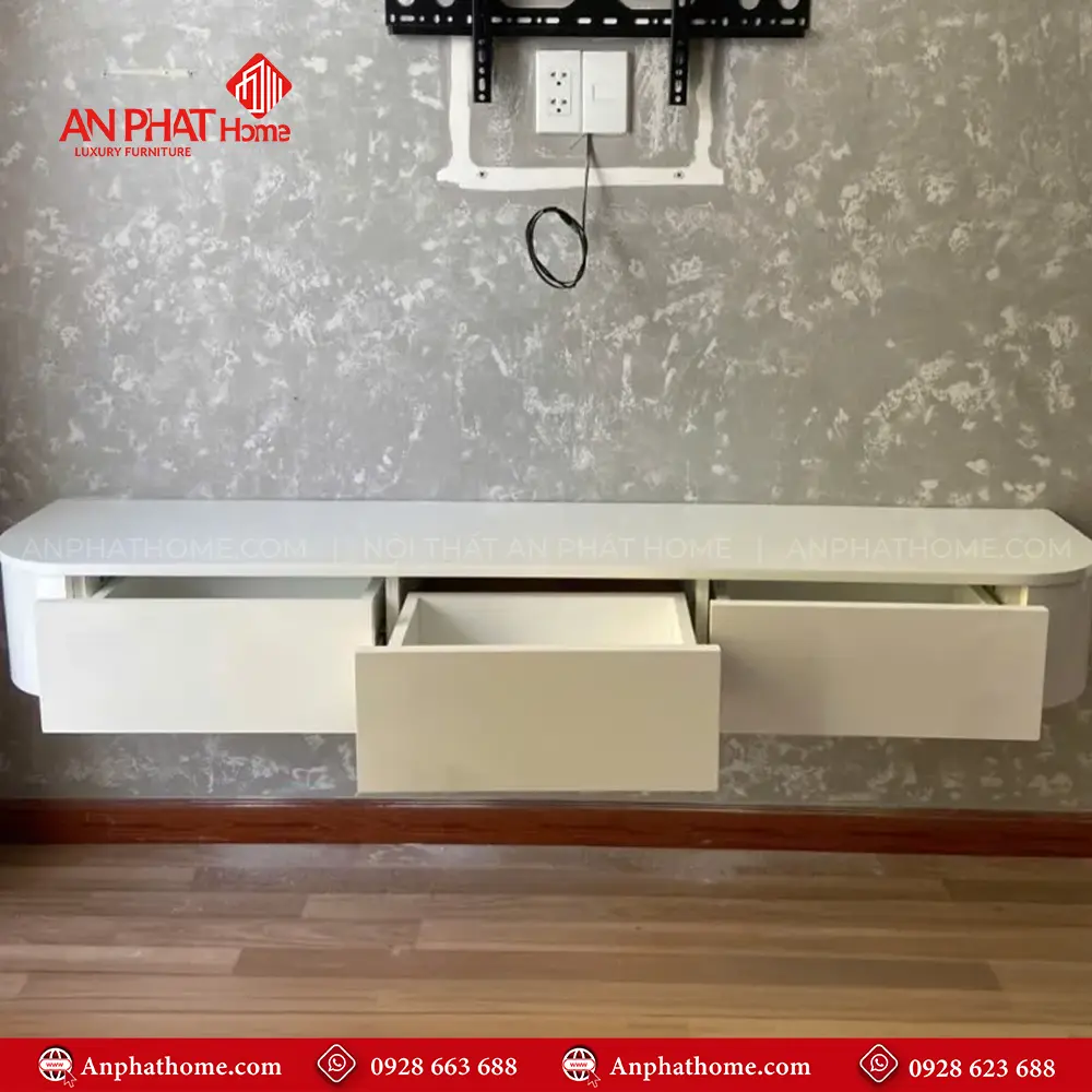 Kệ Tivi Treo Tường Gỗ Công Nghiệp T-5396 15 Kệ Tivi Treo Tường Gỗ Công Nghiệp T-5396