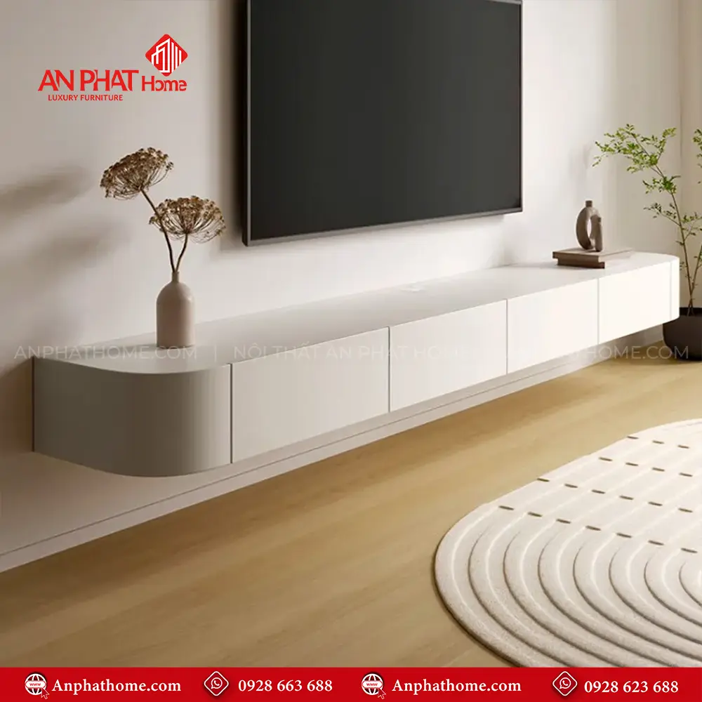 Kệ Tivi Treo Tường Gỗ Công Nghiệp T-5396 11 Kệ Tivi Treo Tường Gỗ Công Nghiệp T-5396