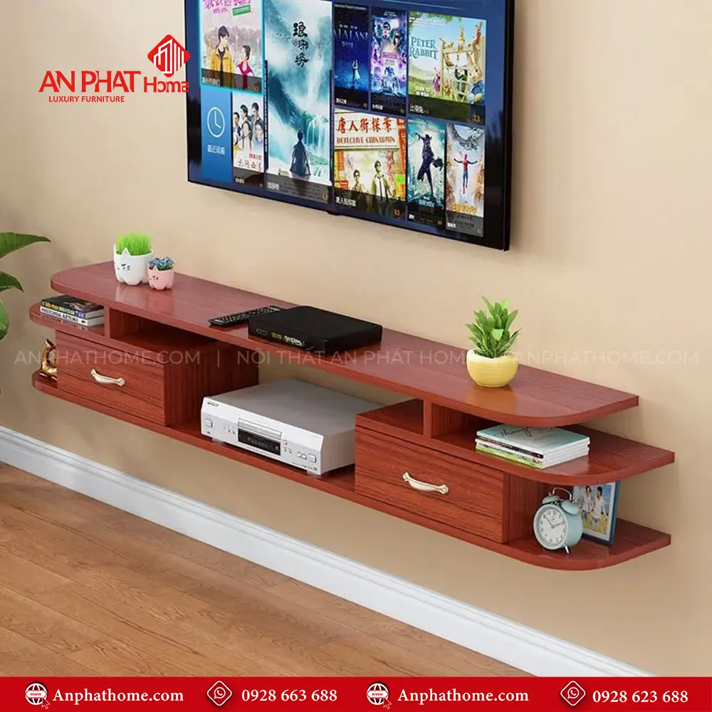 Kệ Tivi Treo Tường Gỗ MDF T-5400 18 Kệ Tivi Treo Tường Gỗ MDF T-5400