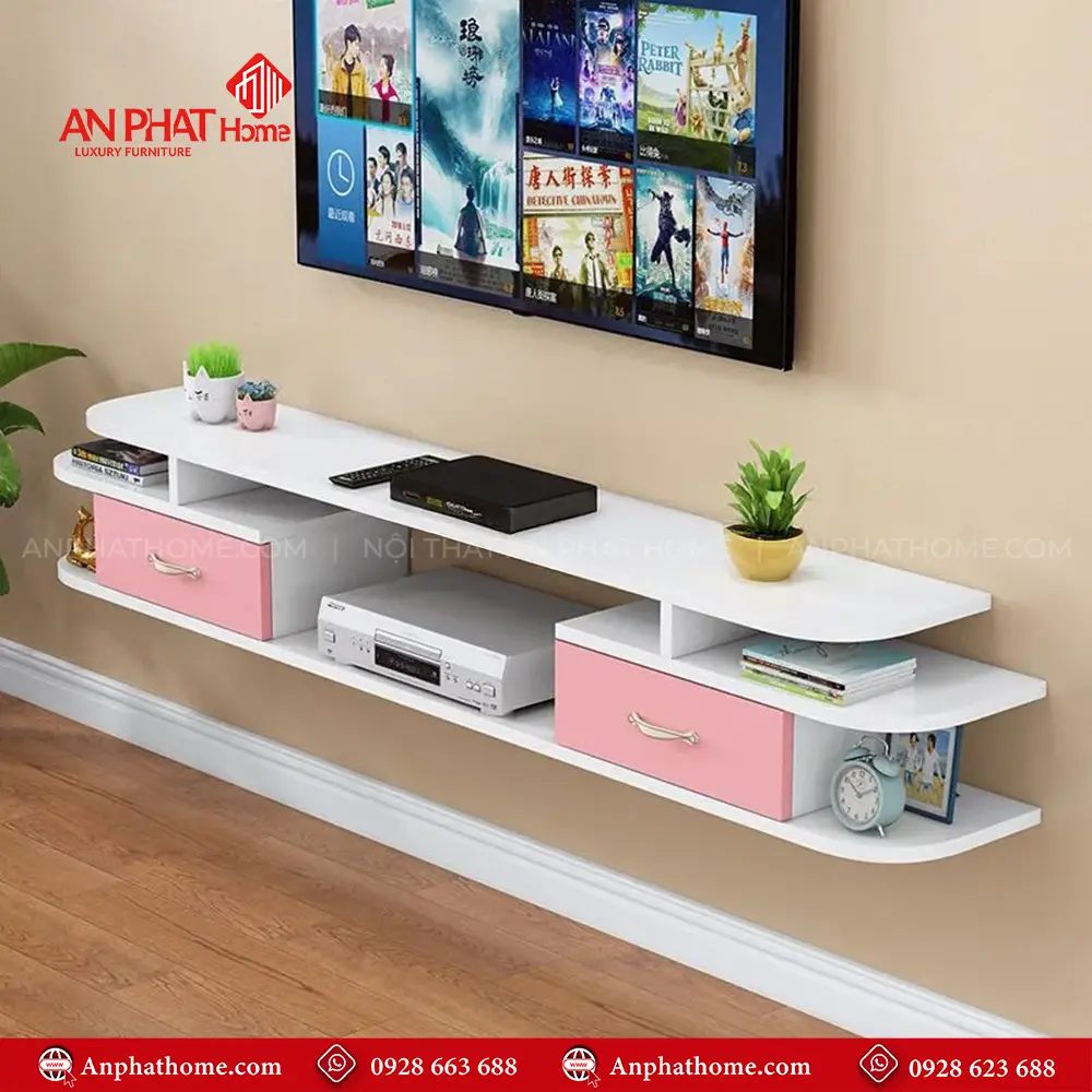 Kệ Tivi Treo Tường Gỗ MDF T-5400 17 Kệ Tivi Treo Tường Gỗ MDF T-5400