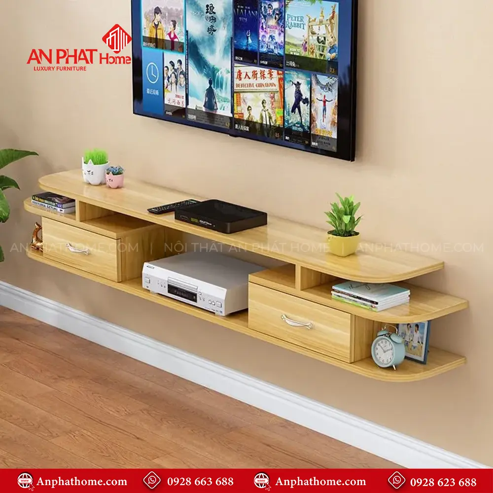 Kệ Tivi Treo Tường Gỗ MDF T-5400 16 Kệ Tivi Treo Tường Gỗ MDF T-5400