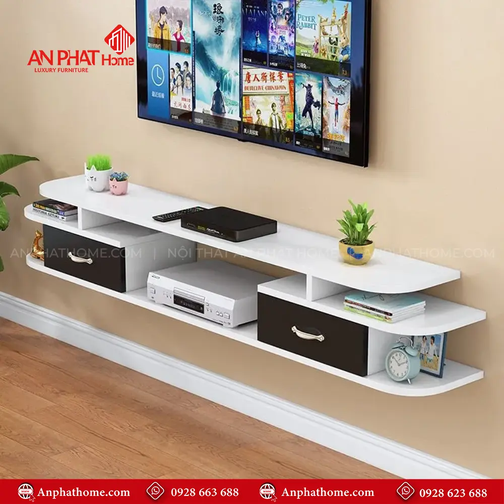 Kệ Tivi Treo Tường Gỗ MDF T-5400 15 Kệ Tivi Treo Tường Gỗ MDF T-5400