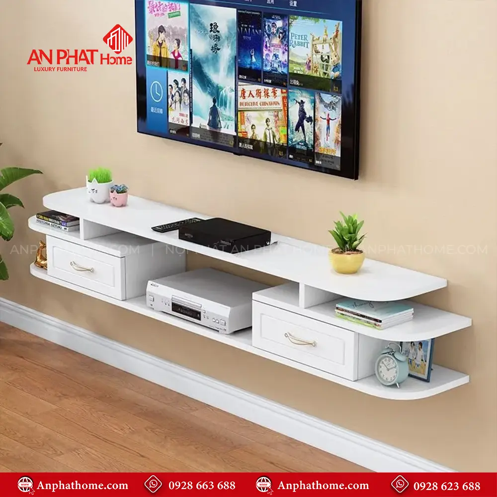 Kệ Tivi Treo Tường Gỗ MDF T-5400 14 Kệ Tivi Treo Tường Gỗ MDF T-5400