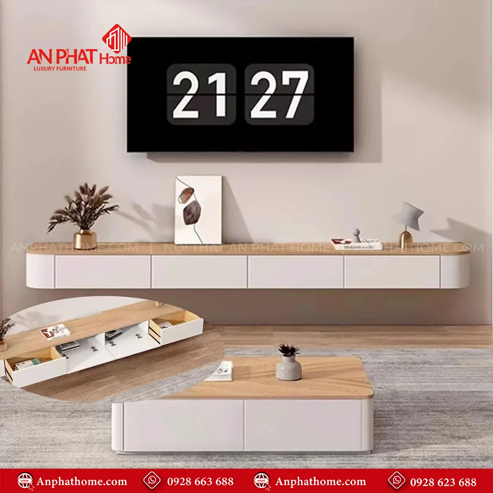 Kệ Tivi Treo Tường Hiện Đại Giá Tốt T-5387 34 Kệ Tivi Treo Tường Hiện Đại Giá Tốt T-5387