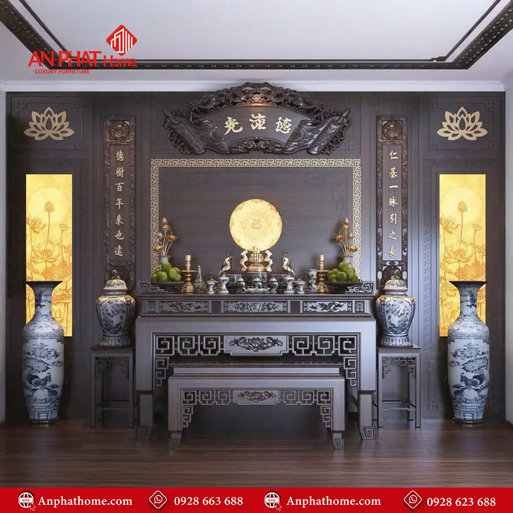 Không Gian Thờ Hiện Đại Cao Cấp BT-2312 5 Không Gian Thờ Hiện Đại Cao Cấp BT-2312