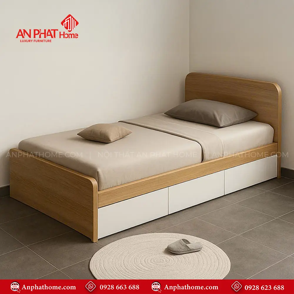 Mẫu Giường Gỗ Đẹp GN-253