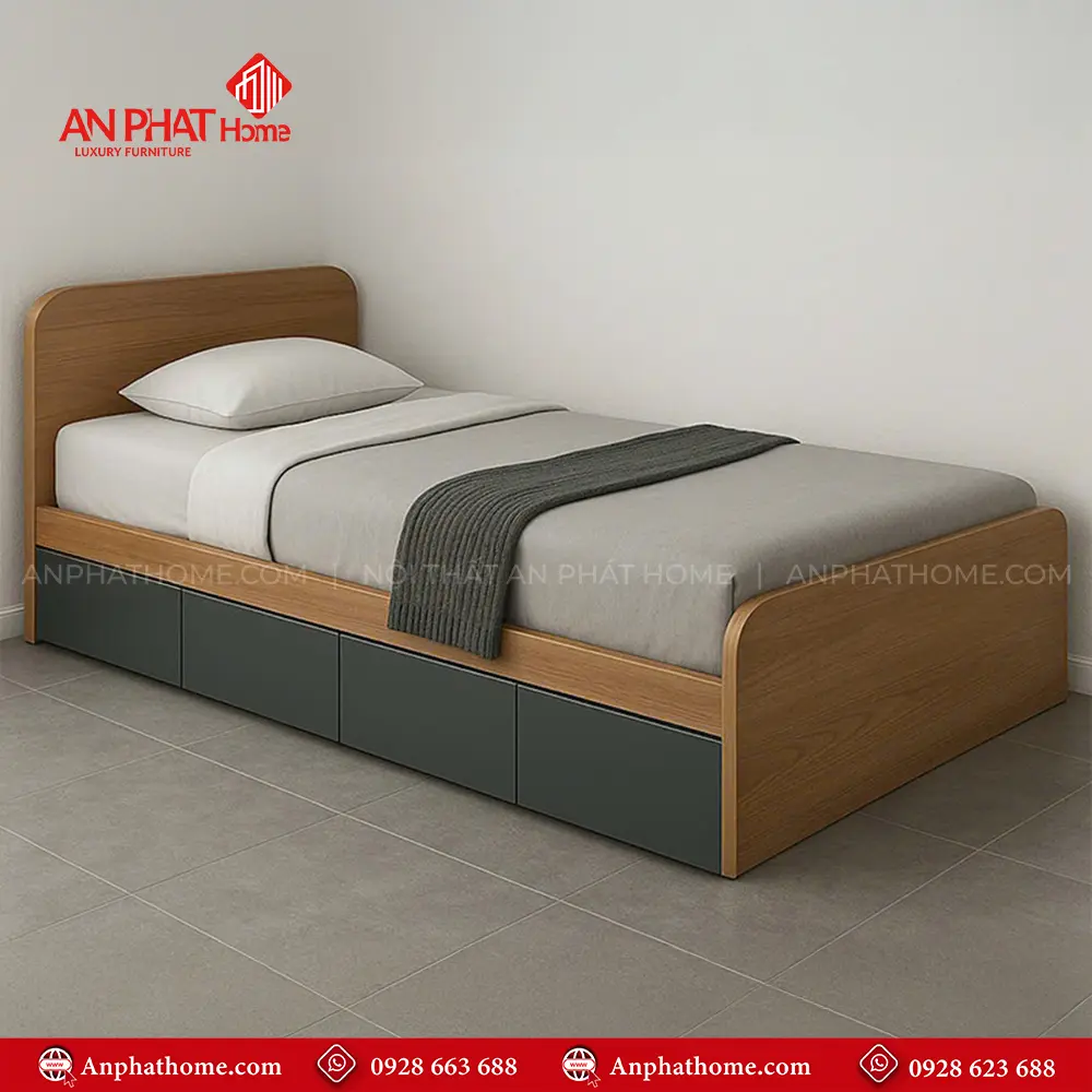 Mẫu Giường Gỗ Đẹp GN-253