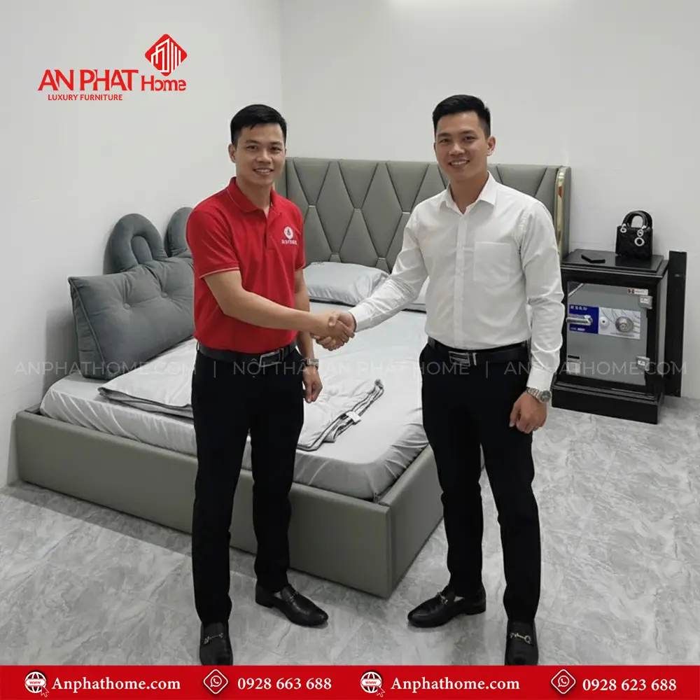 Mẫu Giường Đẹp Bọc Da GN-275 9 Mẫu Giường Đẹp Bọc Da GN-275