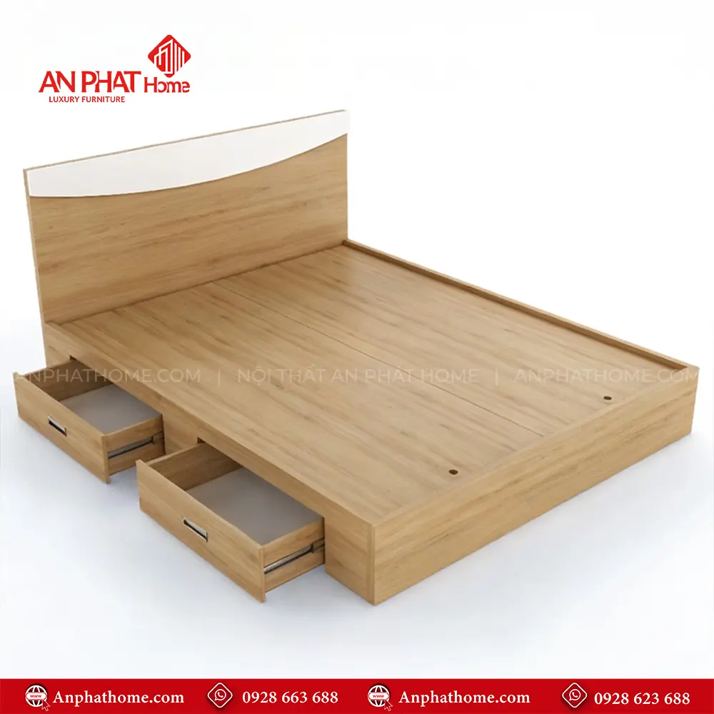 Mẫu Giường Gỗ Hiện Đại GN-255 16 Mẫu Giường Gỗ Hiện Đại GN-255