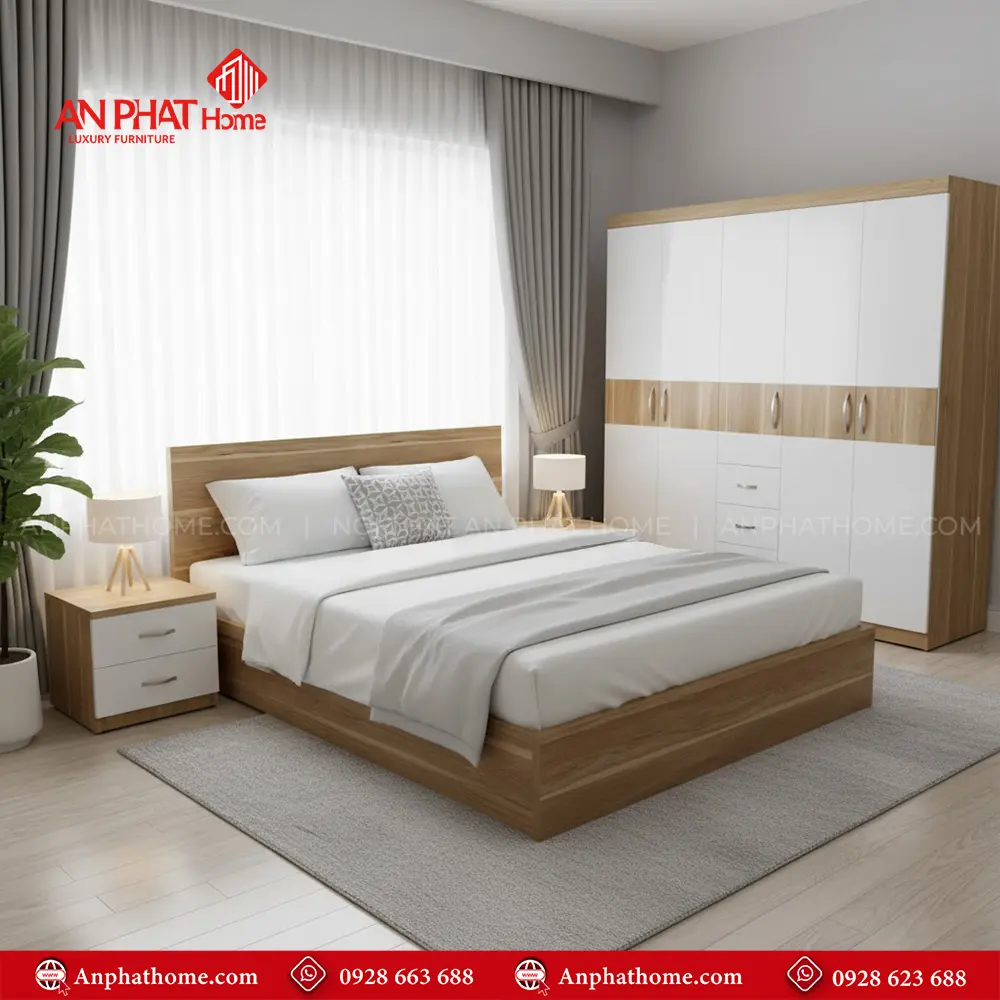 Mẫu Giường Ngủ Đẹp GN-302
