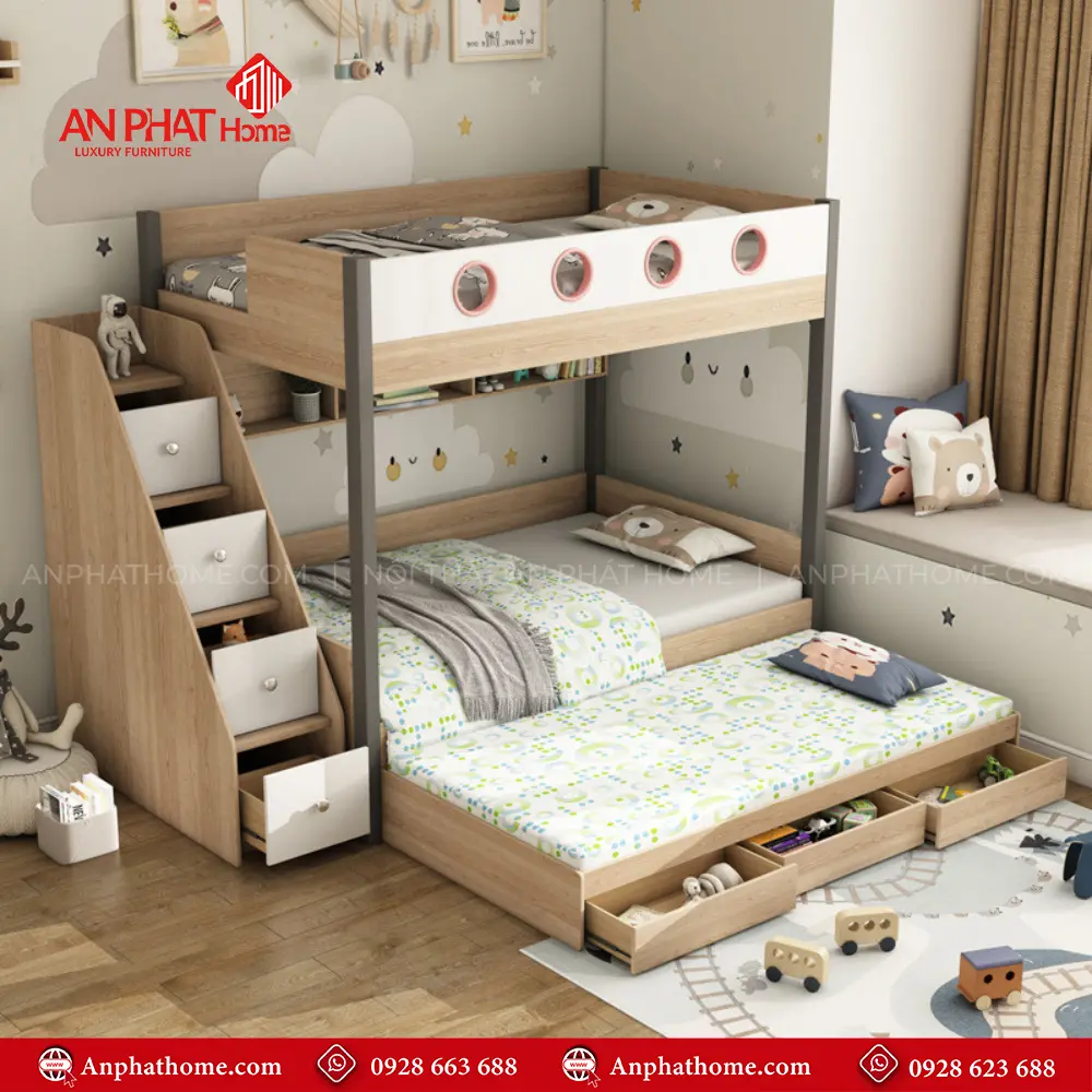 Mẫu Giường Tầng Đẹp GN-314 11 Mẫu Giường Tầng Đẹp GN-314