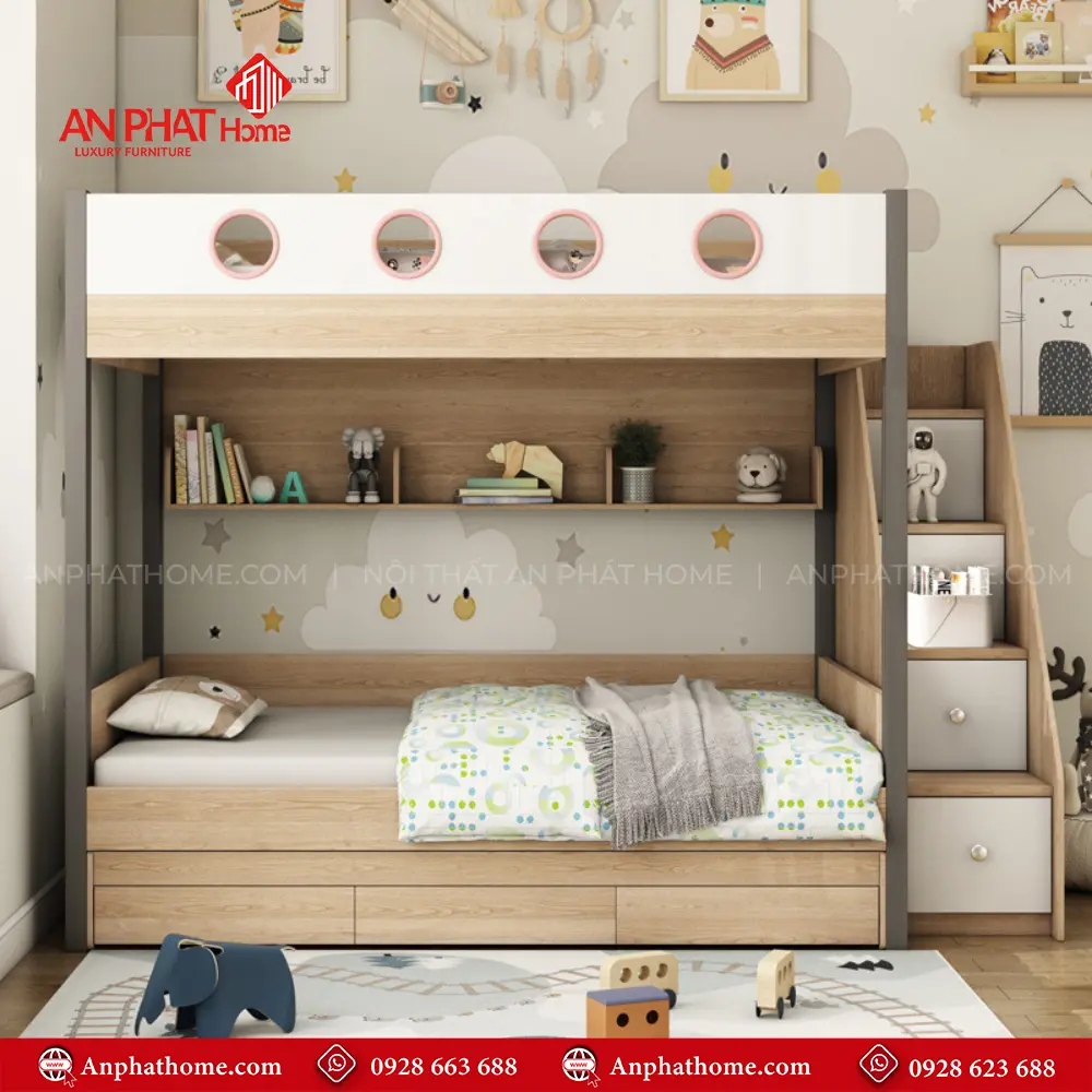 Mẫu Giường Tầng Đẹp GN-314 10 Mẫu Giường Tầng Đẹp GN-314