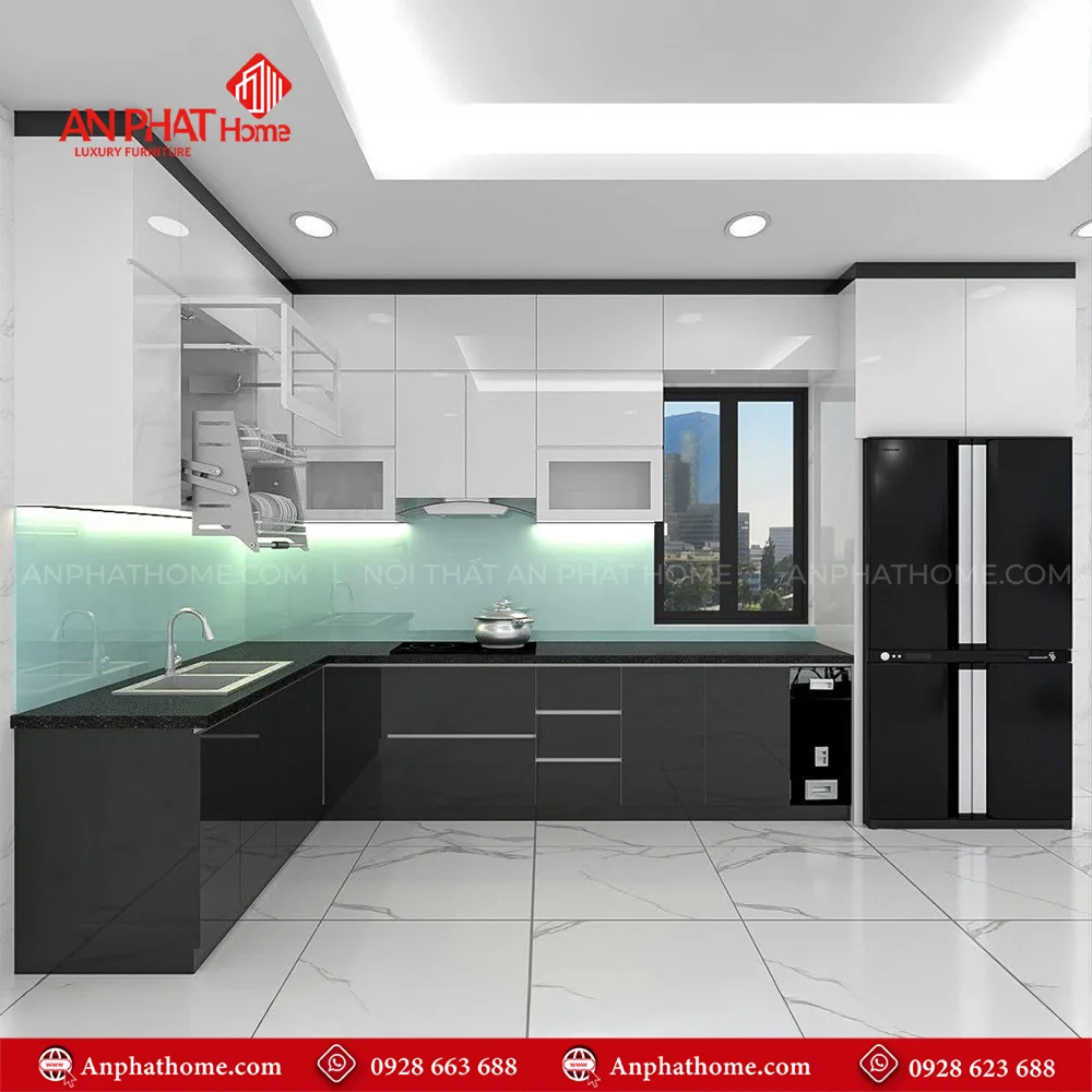 Mẫu Tủ Bếp Đẹp TB-929 7 Mẫu Tủ Bếp Đẹp TB-929 An Phát